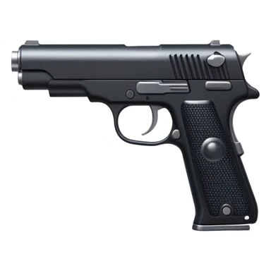 pistol with silencer sticker