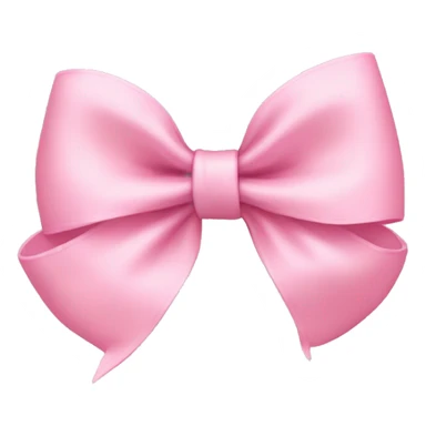 Baby pink bow sticker