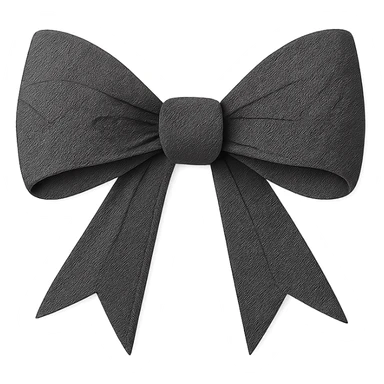 gothic bow sticker