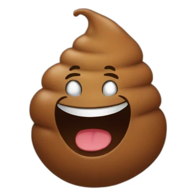 Happy poop sticker