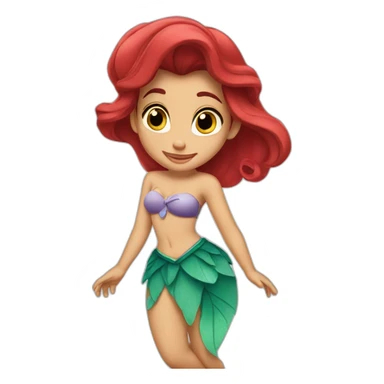 ariel disney sticker