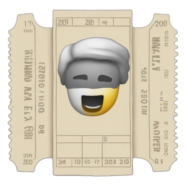 concert ticket genius sticker