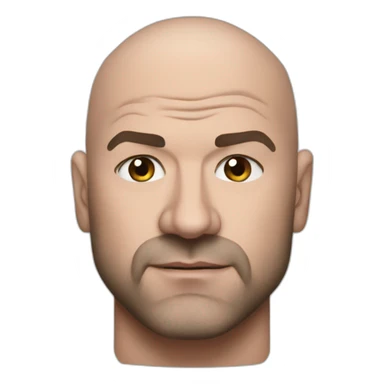 dana white realistic sticker