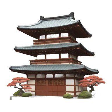 Japanese authentic building sticker