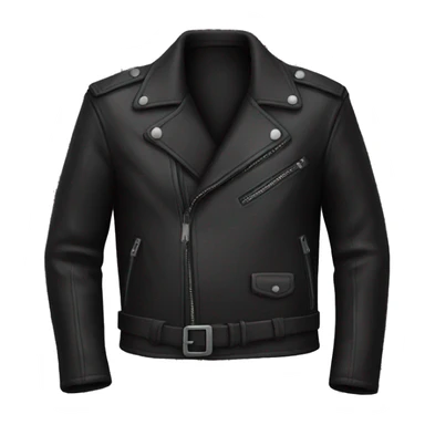 black leather jacket sticker