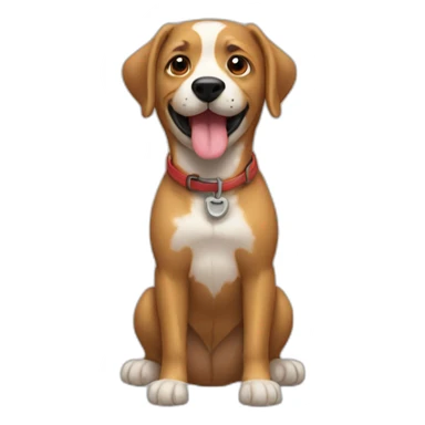 Perros peleando sticker