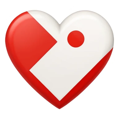 suprematism heart sticker