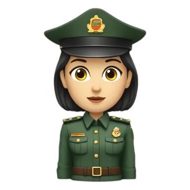 Mujer Guardia Civil sticker
