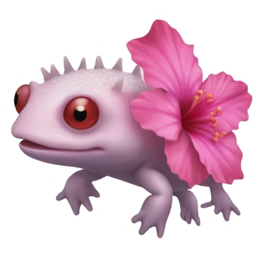 flower axolotls sticker