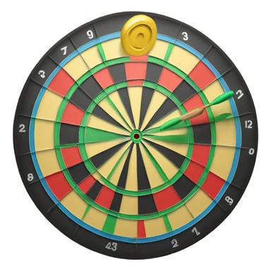 Blonde with darts sticker