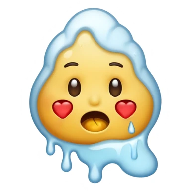 ice emoji, hot , vomit , crying emoji and happy sticker