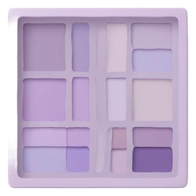 eyeshadow box pastel purple  sticker