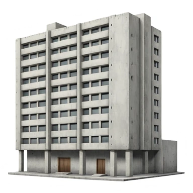 soviet apartment building  sticker