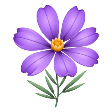 Lavender flower sticker