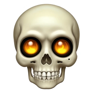 Skeleton blinking  sticker