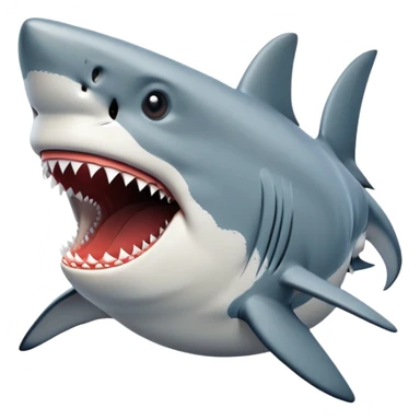 Shark eating Trump sticker