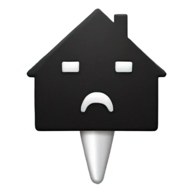 location pin but black sticker