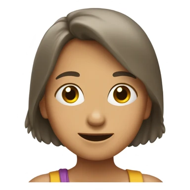 muchacha riendo sticker