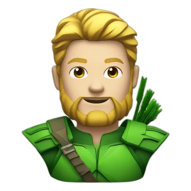 green arrow up sticker