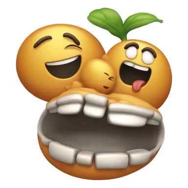 Lentils waving goodbye farting sticker