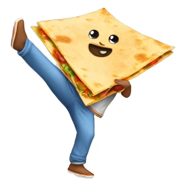 Quesadilla dancing sticker