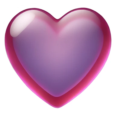 heart made out of glas sticker