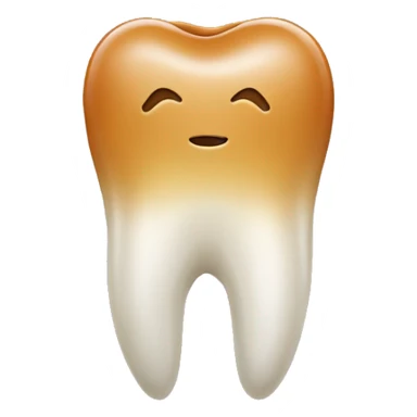 Buck tooth smiley sticker