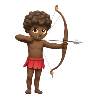 Cupid shooting a arrow  sticker
