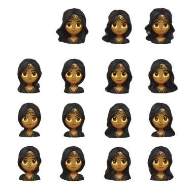 Greek goddess dark robes sticker