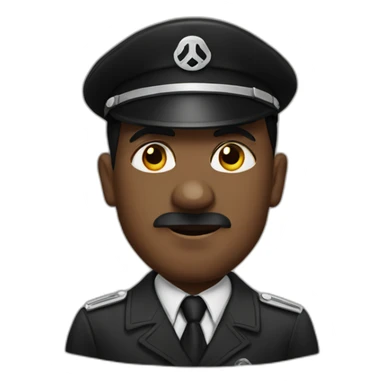 hitler being black sticker