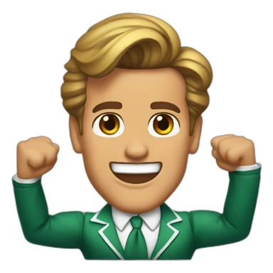 arnold schwarzenegger cheerleadering sticker