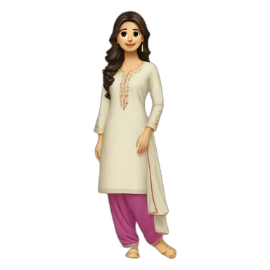 shalwar kameez sticker