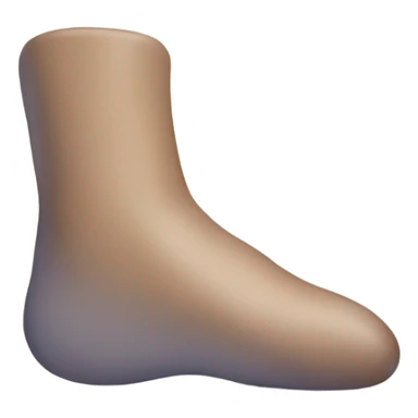 A hand holding a slipper as if to throw it sticker