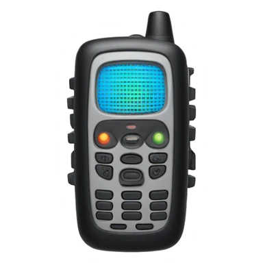 80's Walkie talkie sticker