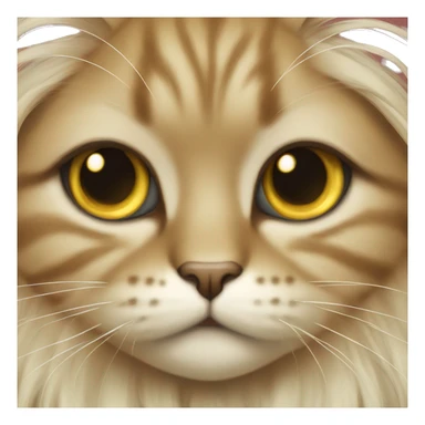 persia cat , long-hair sticker