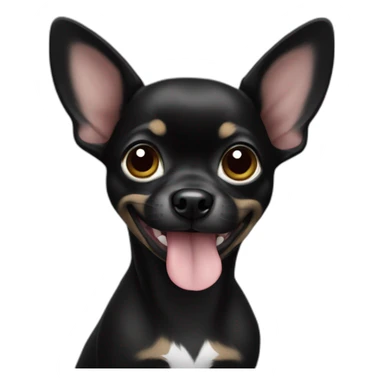 Black Chiwawa sticker
