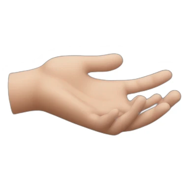hand giving help sticker