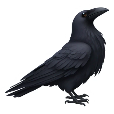 Passed out raven sticker