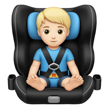 Cian Safety belt for speed car sit sticker