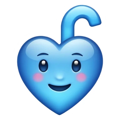 Blue tick instagram emoji in text format sticker