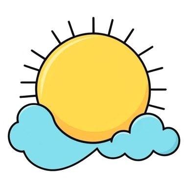 Here comes the sun sticker