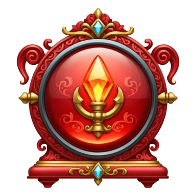 magical artifact red sticker