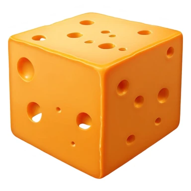 1 square sheet of cheddar cheese sticker