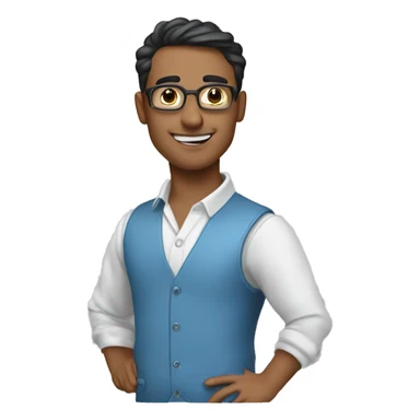 Nikhil rocking the presentation on generative ai sticker