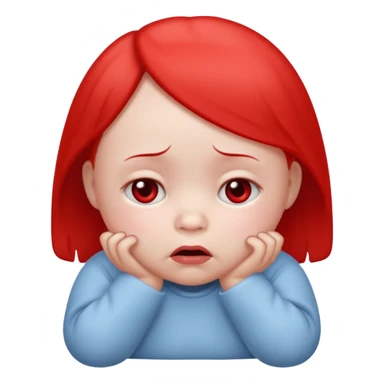 Please make an iPhone version of the baby emoticon that hurts because of the fever sticker