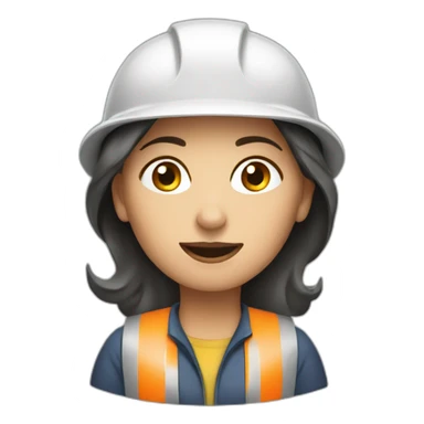 engineer woman sticker