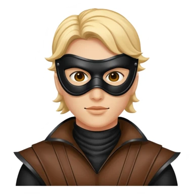 bdsm slave leather mask sticker