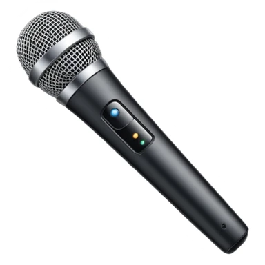 modern wireless microphone sticker