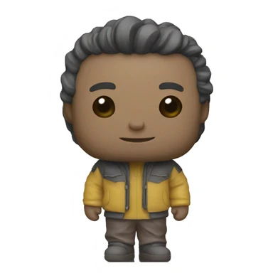 Figurine pop sticker