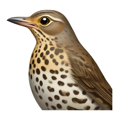 Song thrush. sticker